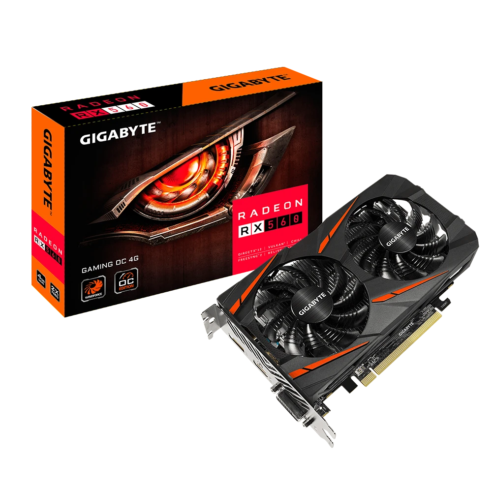 Gigabyte Radeon RX 560 Gaming OC 4G  (Rev. 2.0)